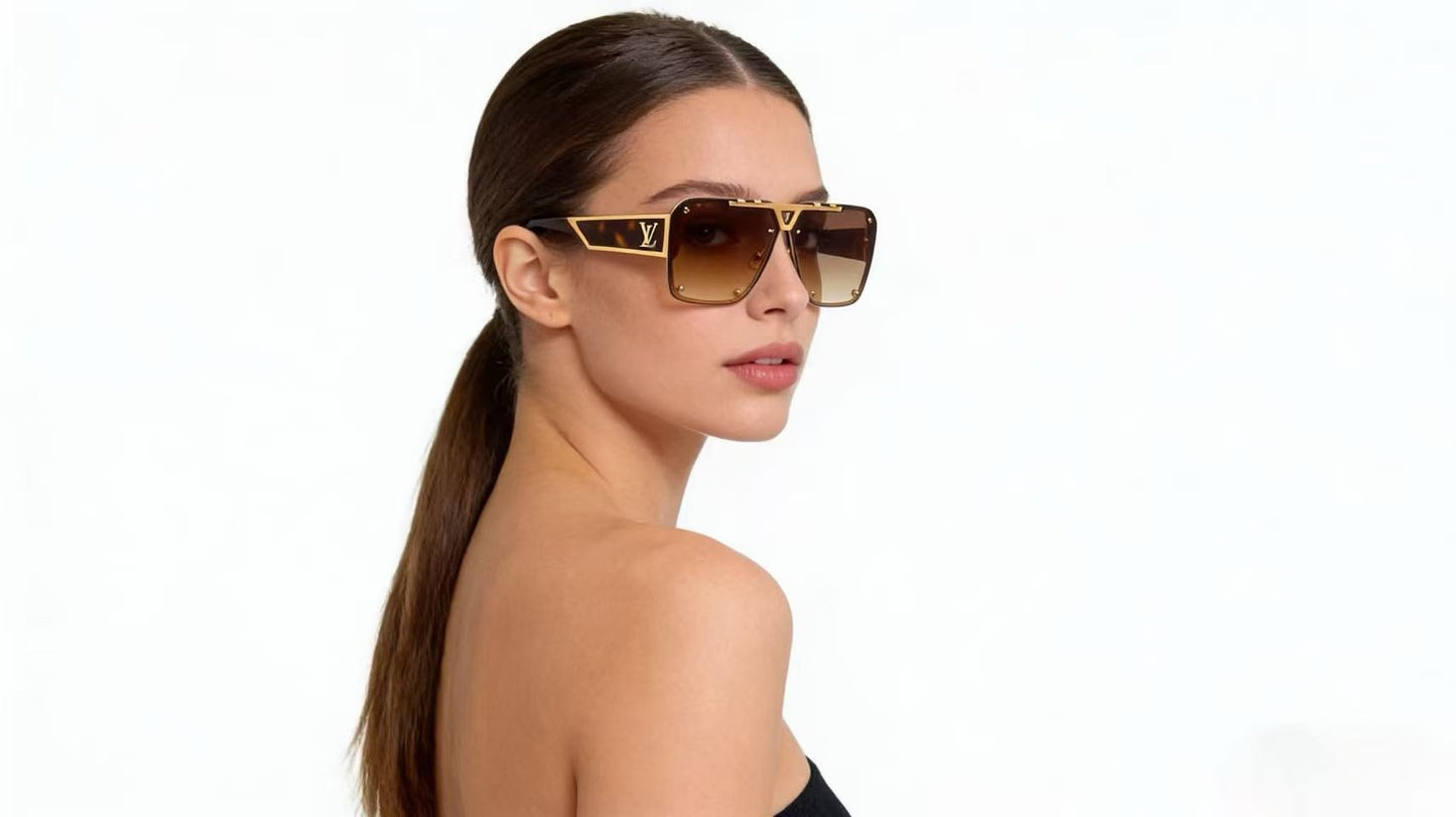 Mehrfarbige Sonnenbrille