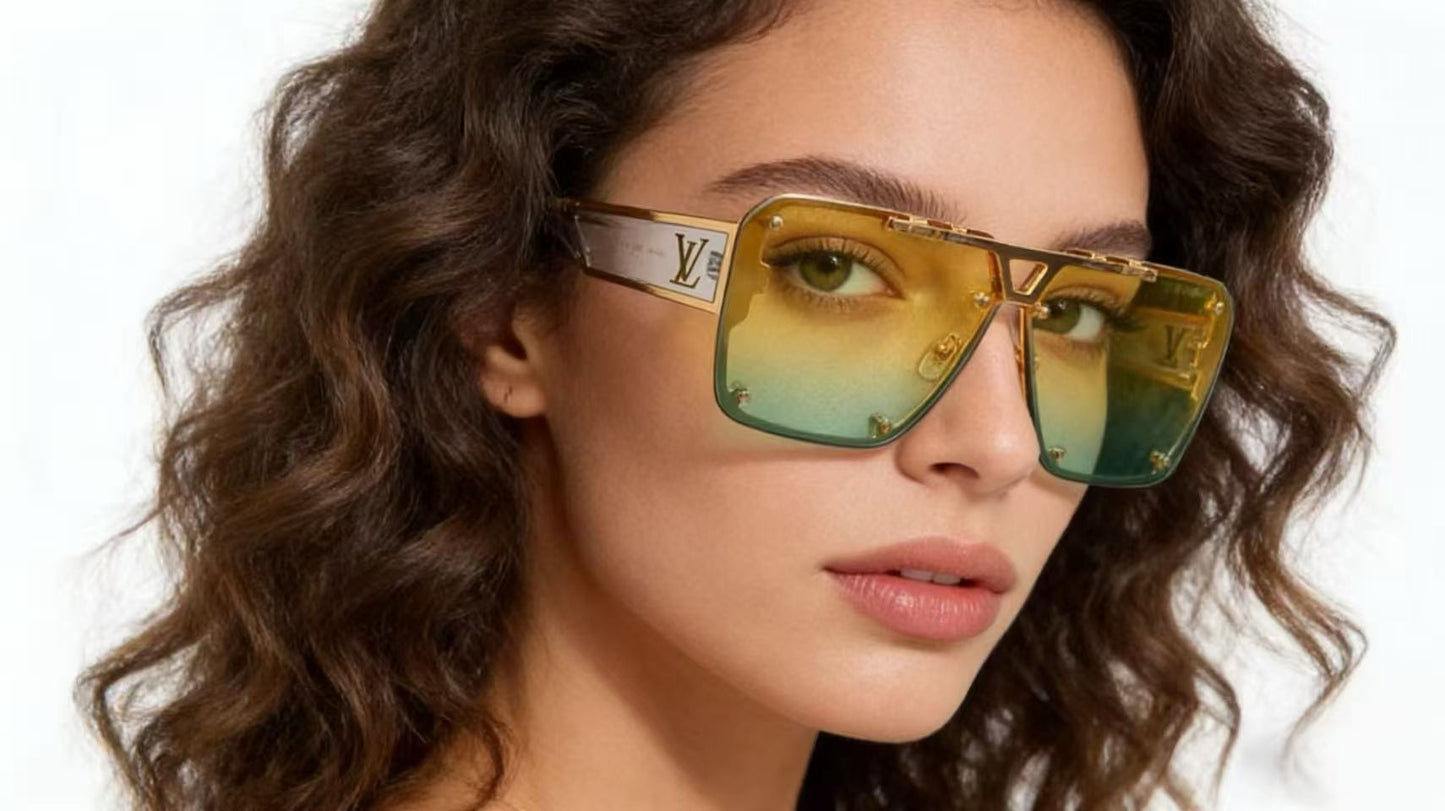 Mehrfarbige Sonnenbrille
