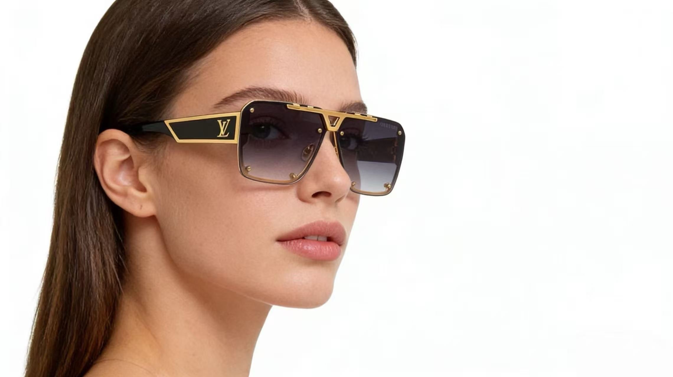 Mehrfarbige Sonnenbrille