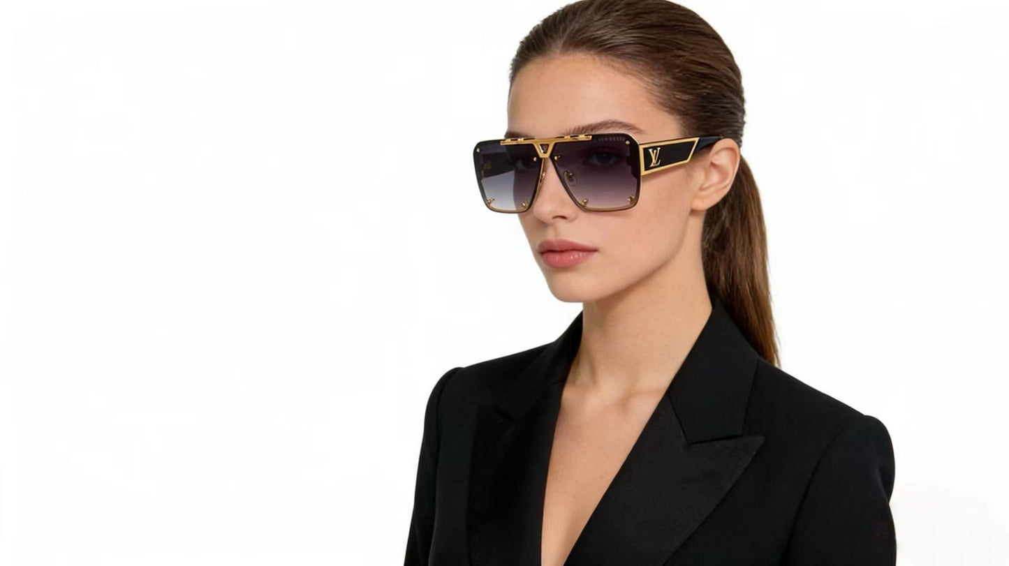 Mehrfarbige Sonnenbrille