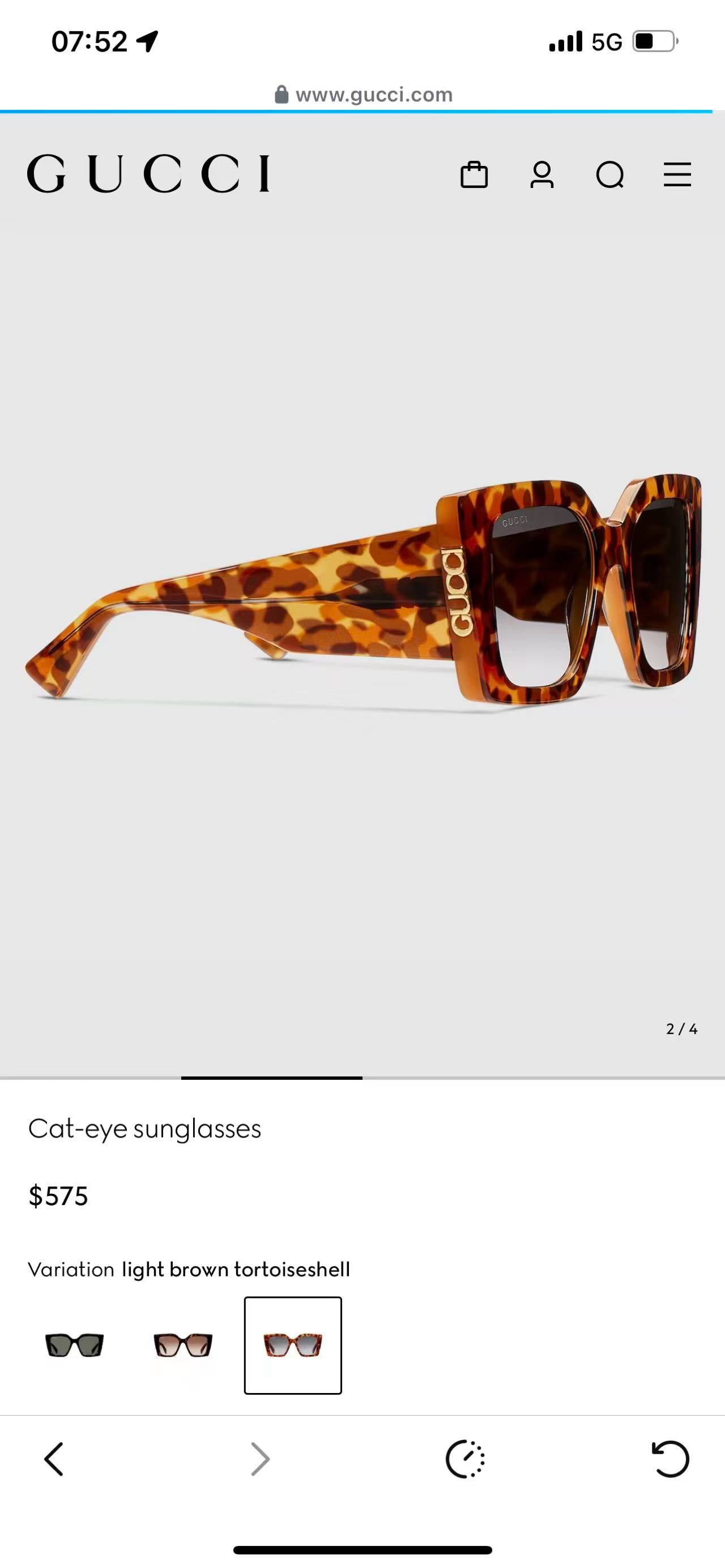 Mehrfarbige Sonnenbrille