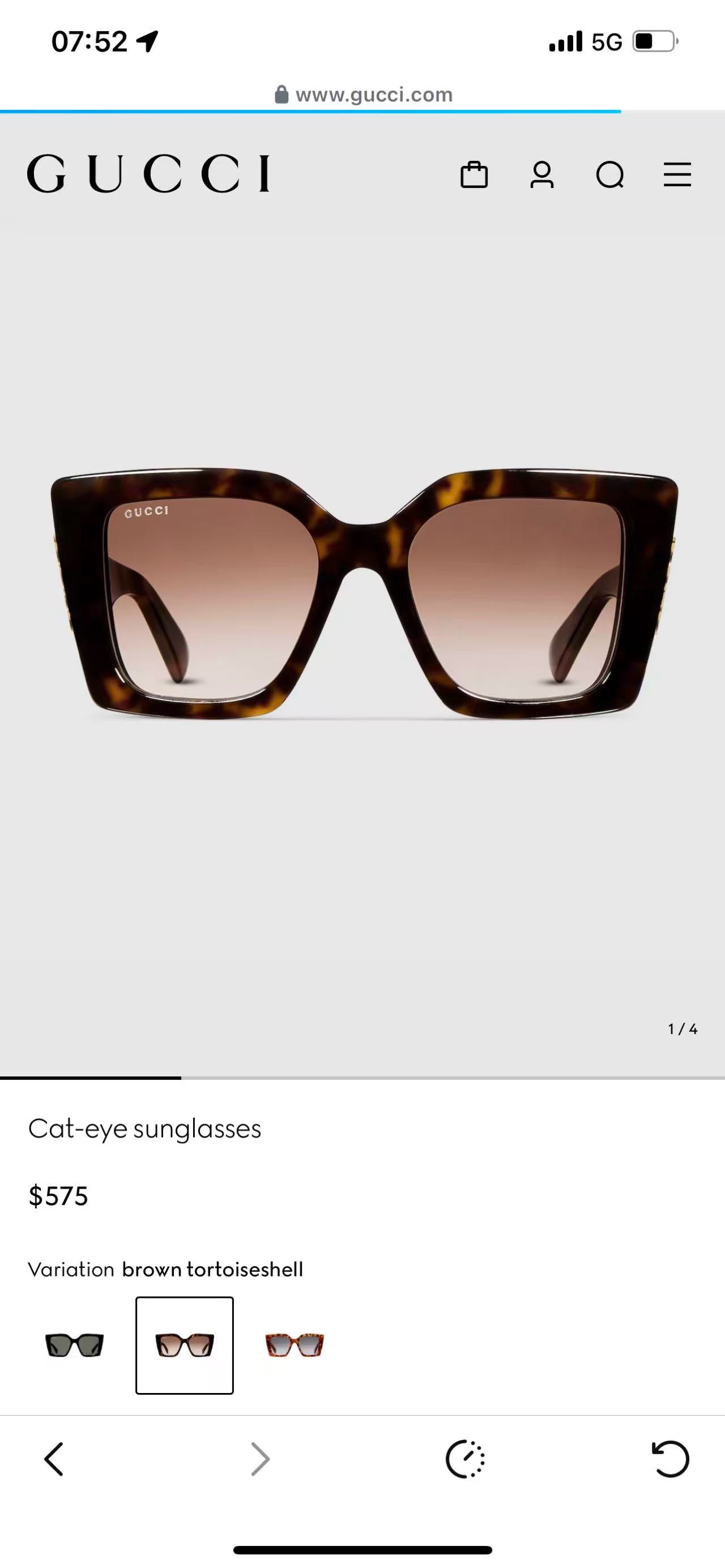 Mehrfarbige Sonnenbrille