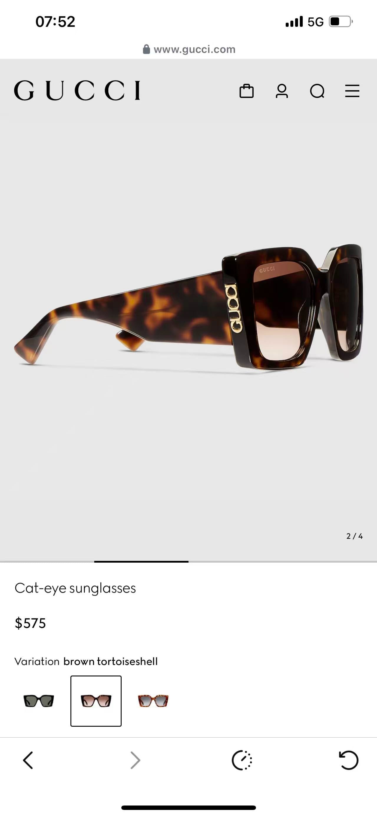 Mehrfarbige Sonnenbrille