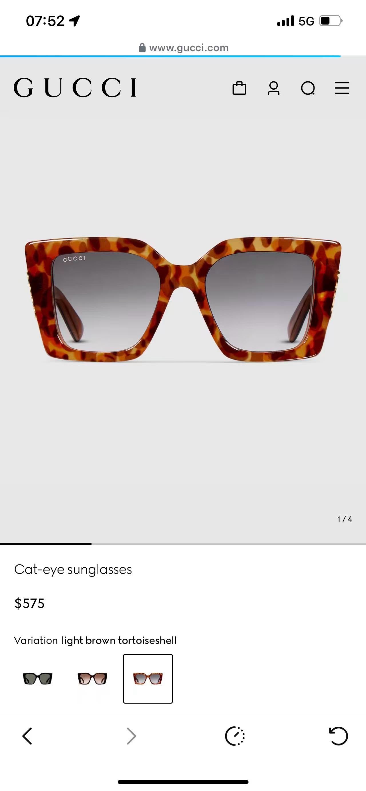 Mehrfarbige Sonnenbrille