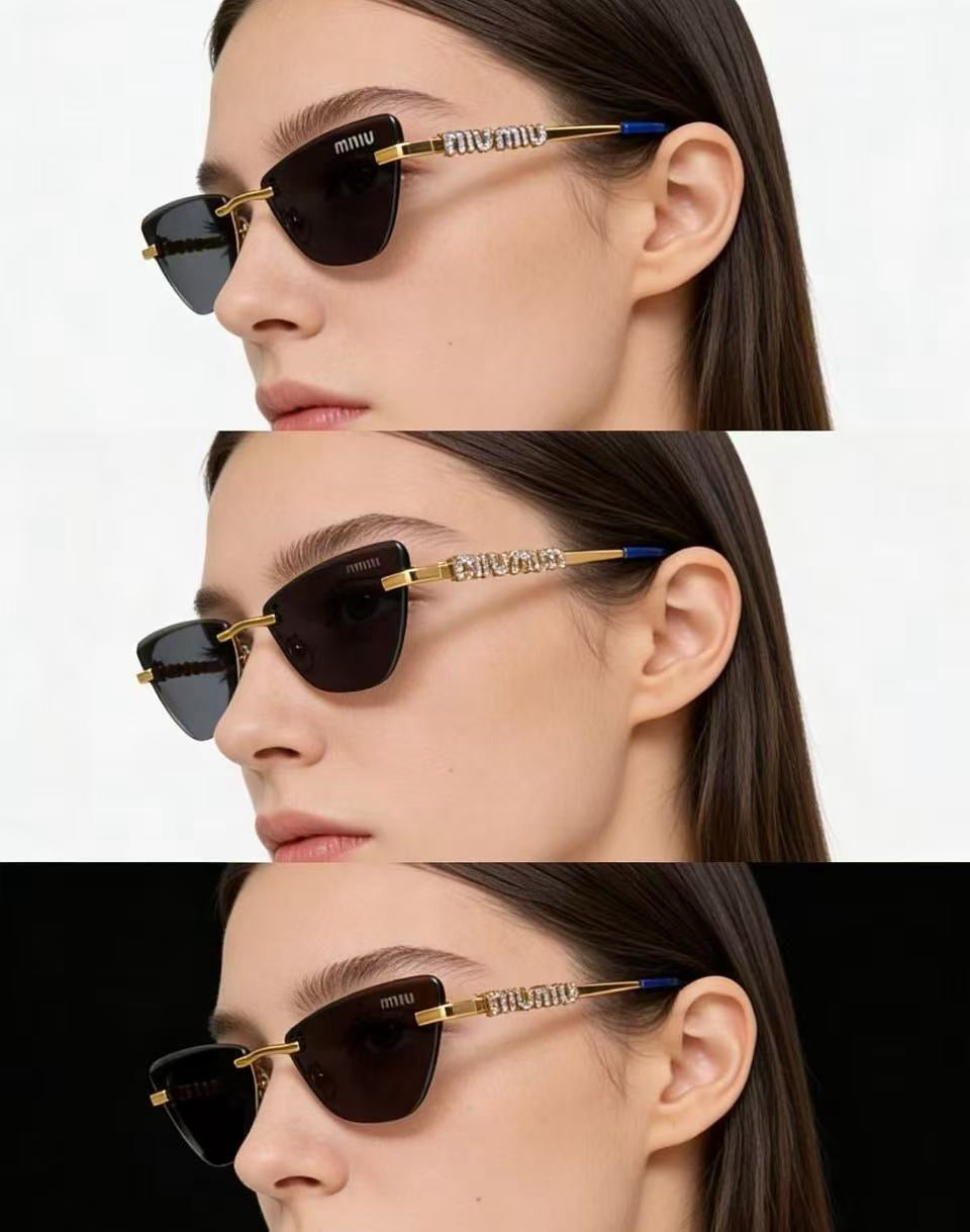 Mehrfarbige Sonnenbrille