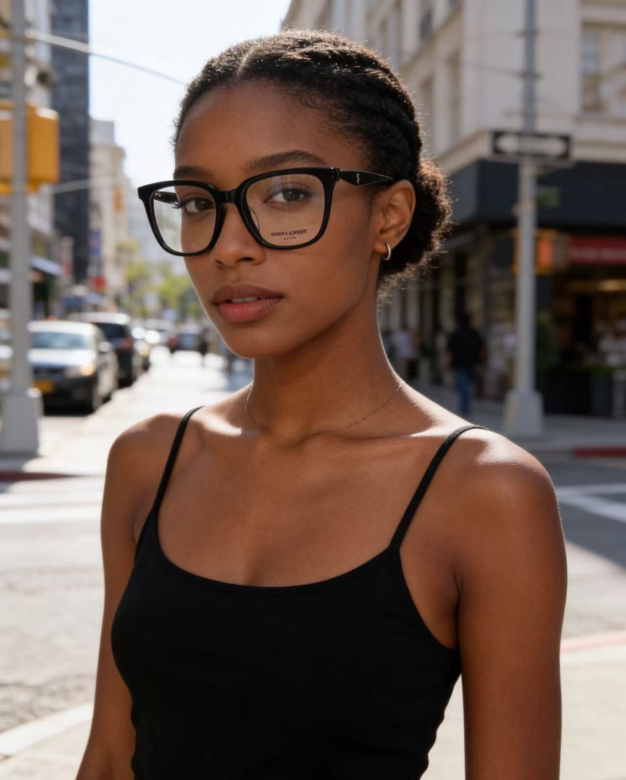 Mehrfarbige Sonnenbrille