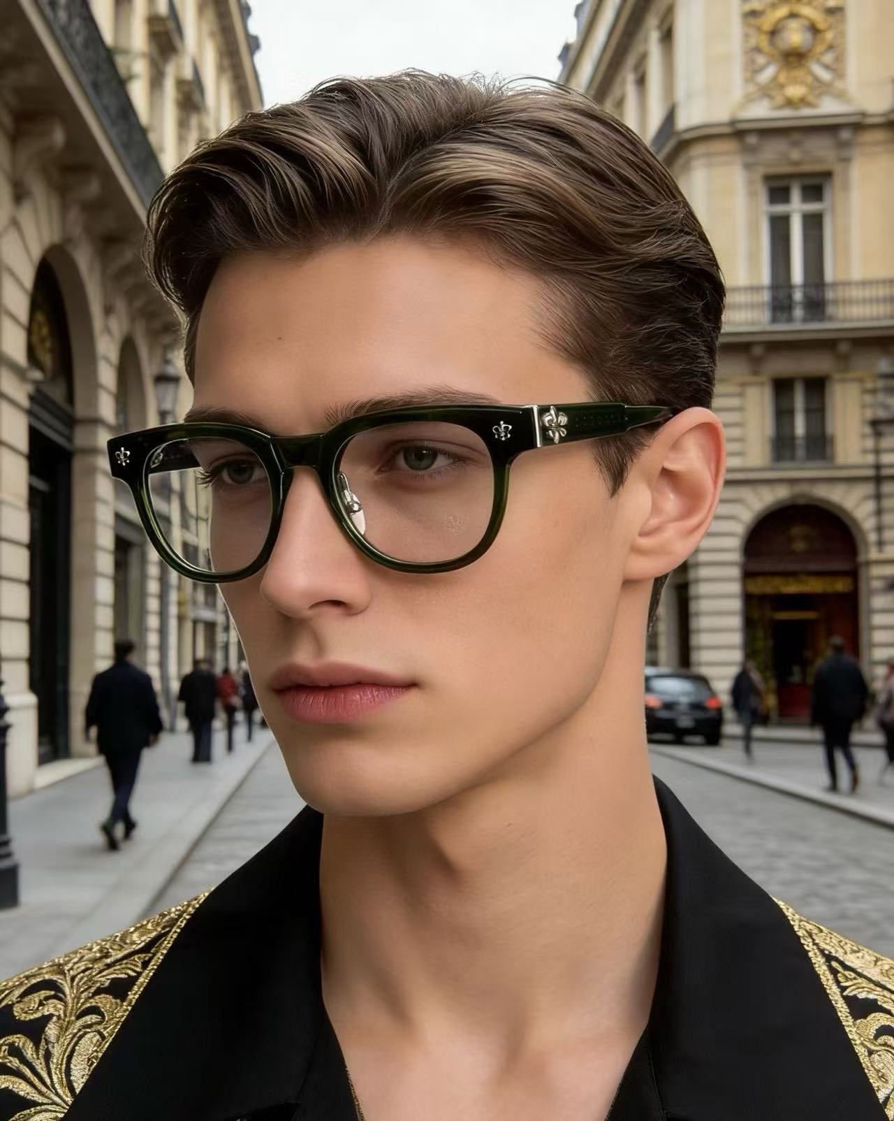 Mehrfarbige Sonnenbrille