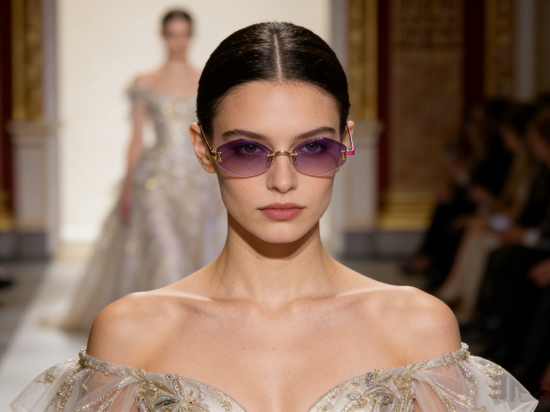 Mehrfarbige Sonnenbrille