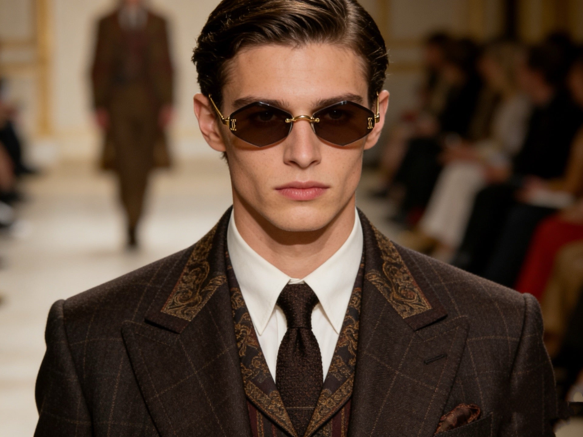 Mehrfarbige Sonnenbrille