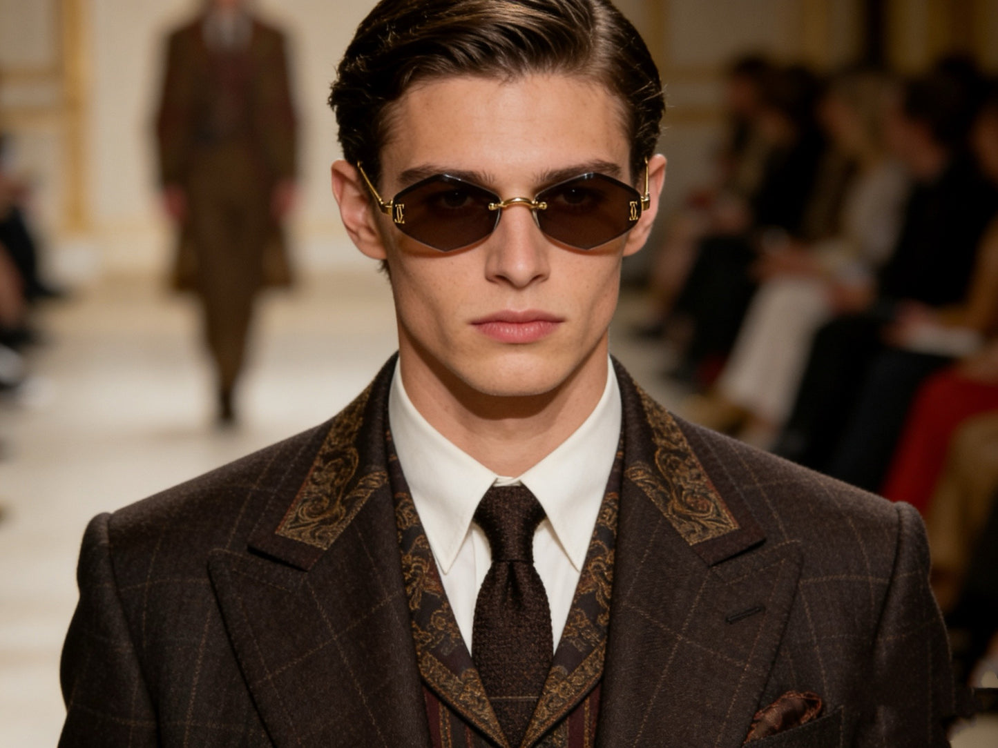 Mehrfarbige Sonnenbrille