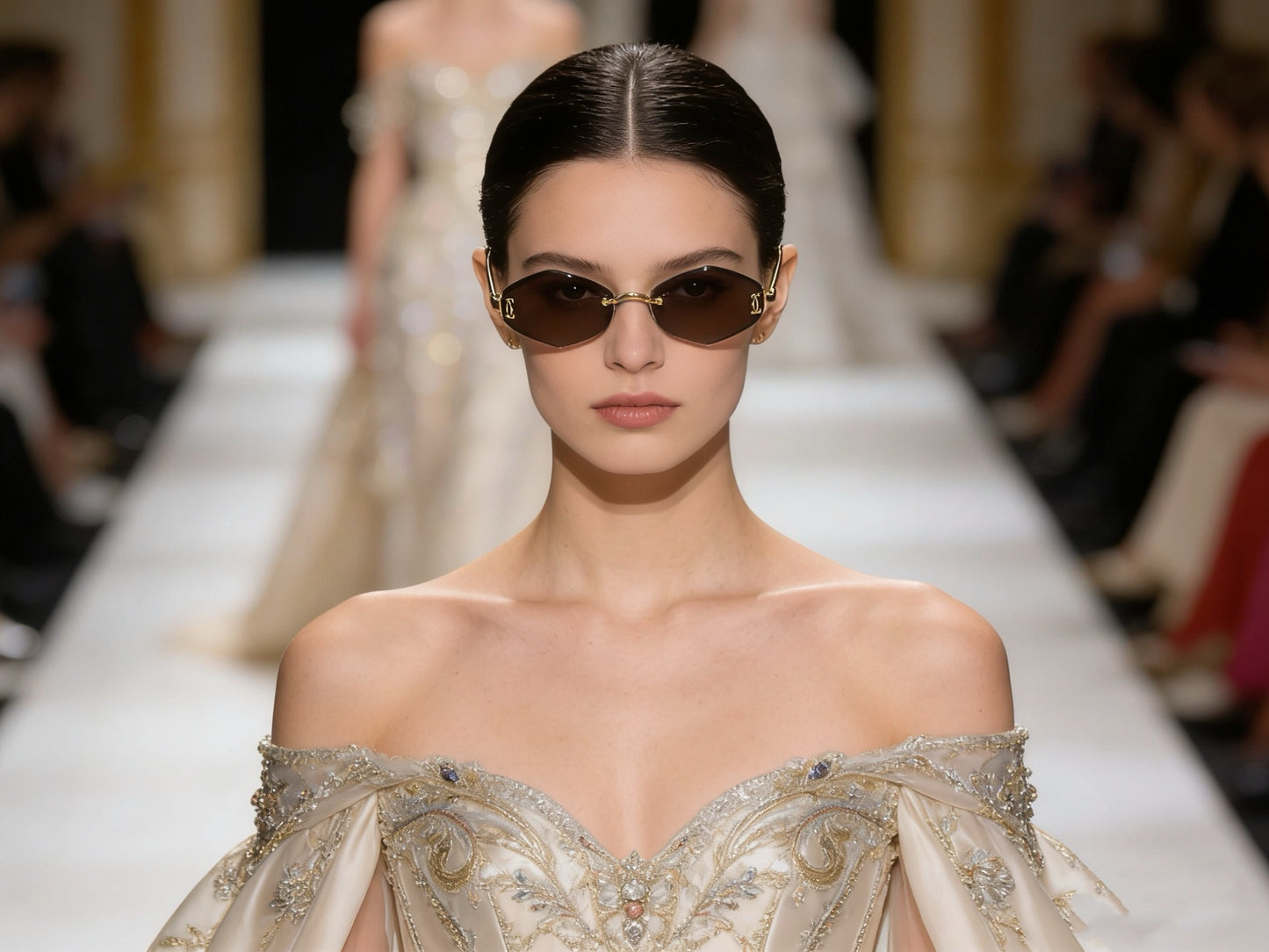 Mehrfarbige Sonnenbrille