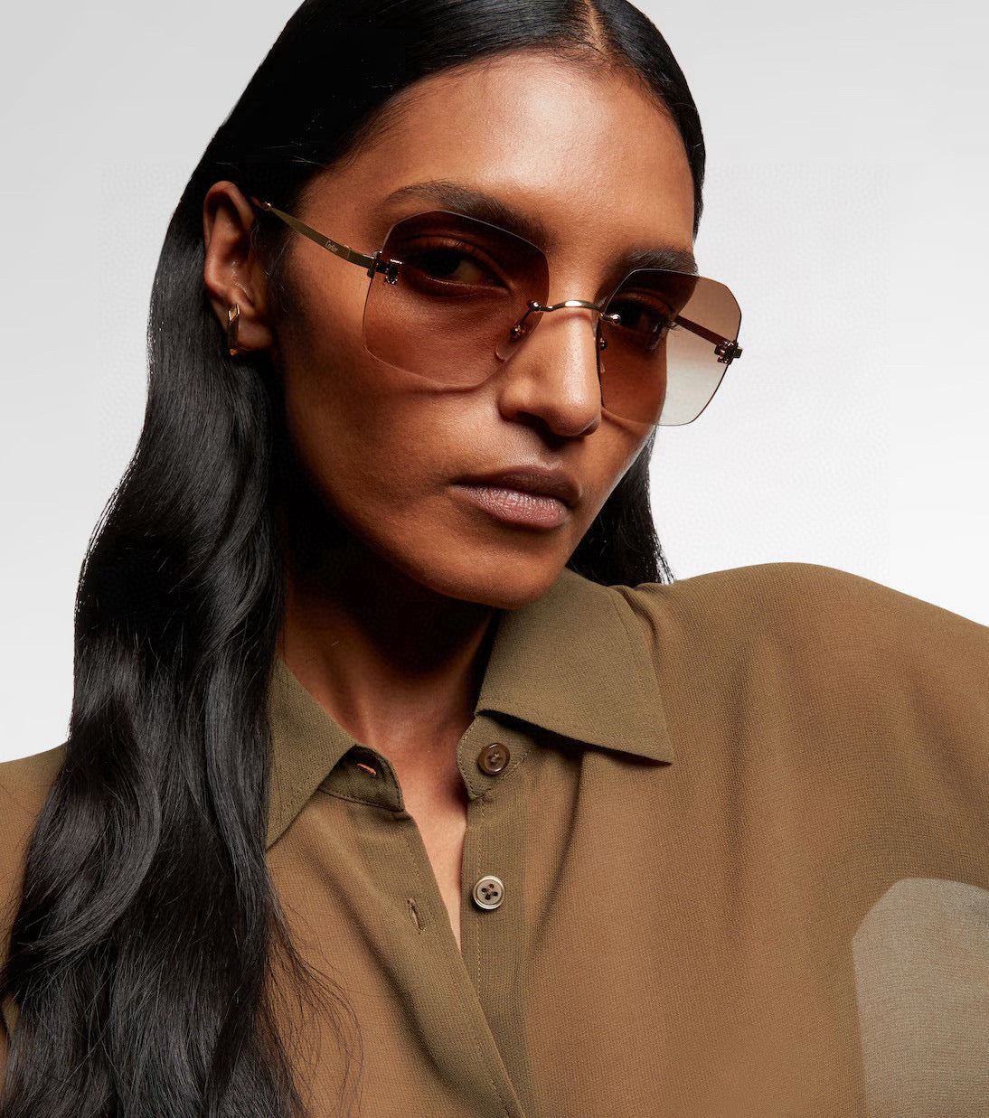 Mehrfarbige Sonnenbrille
