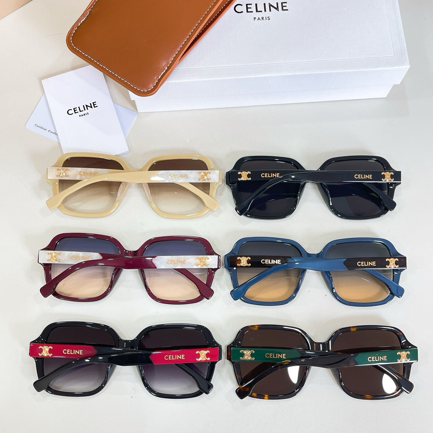 Mehrfarbige Sonnenbrille