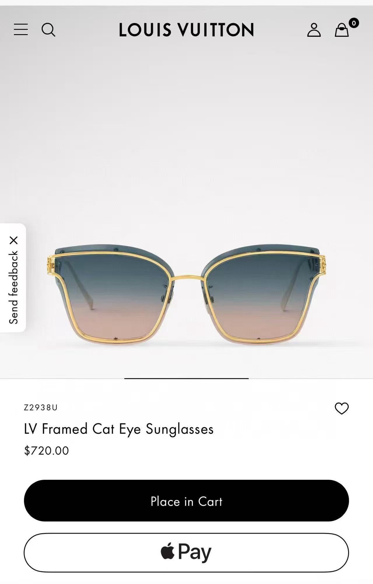Mehrfarbige Sonnenbrille