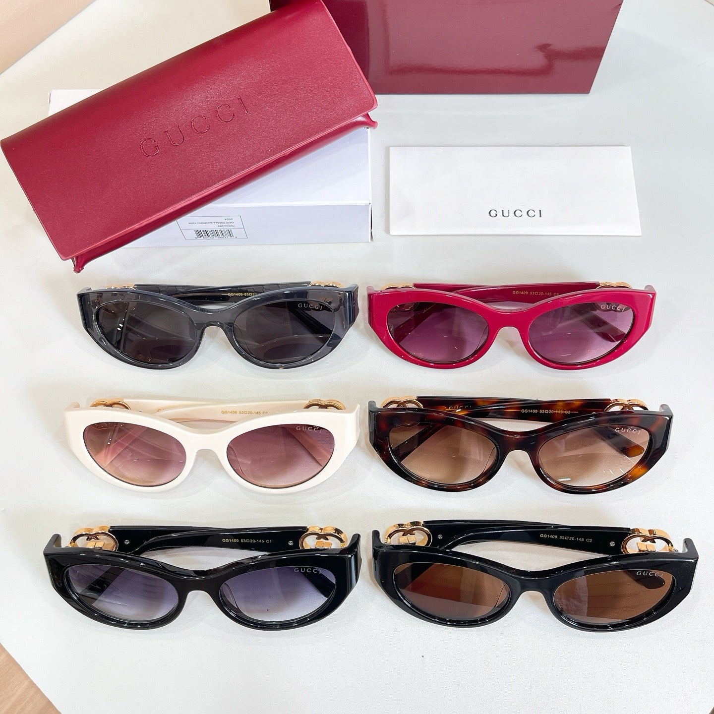 Mehrfarbige Sonnenbrille