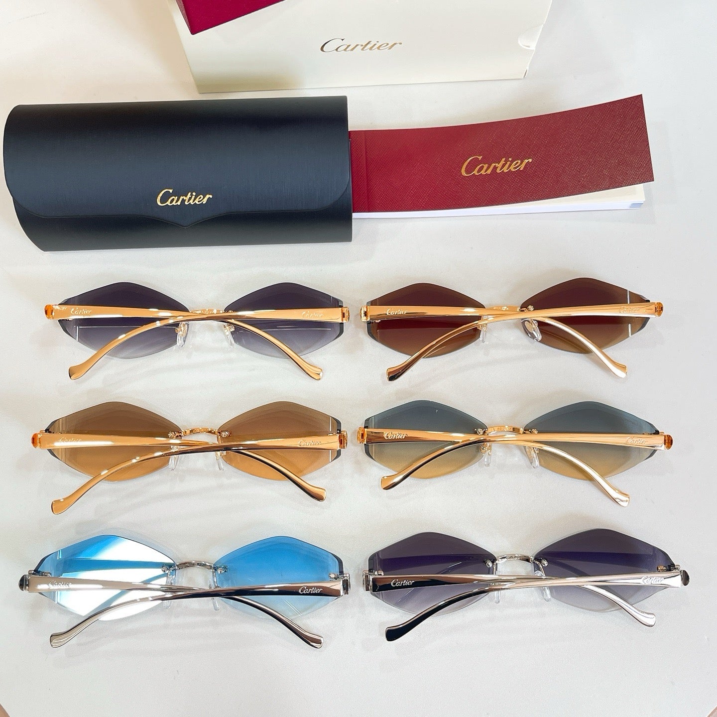 Mehrfarbige Sonnenbrille
