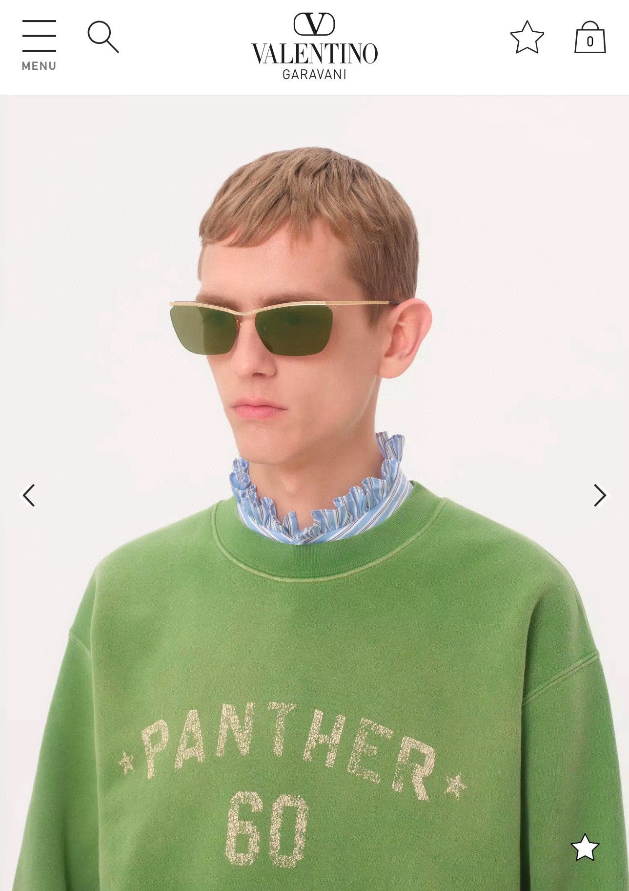 Mehrfarbige Sonnenbrille