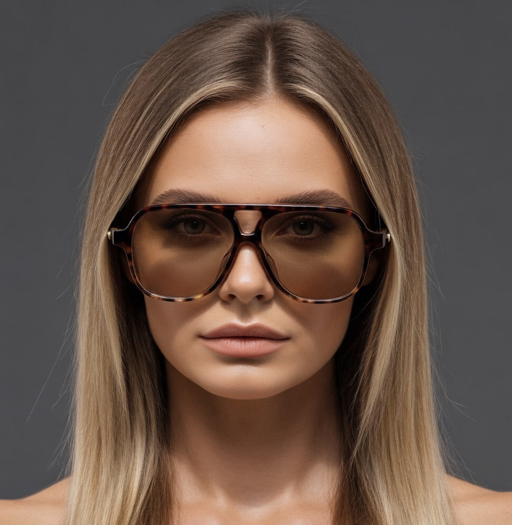 Mehrfarbige Sonnenbrille
