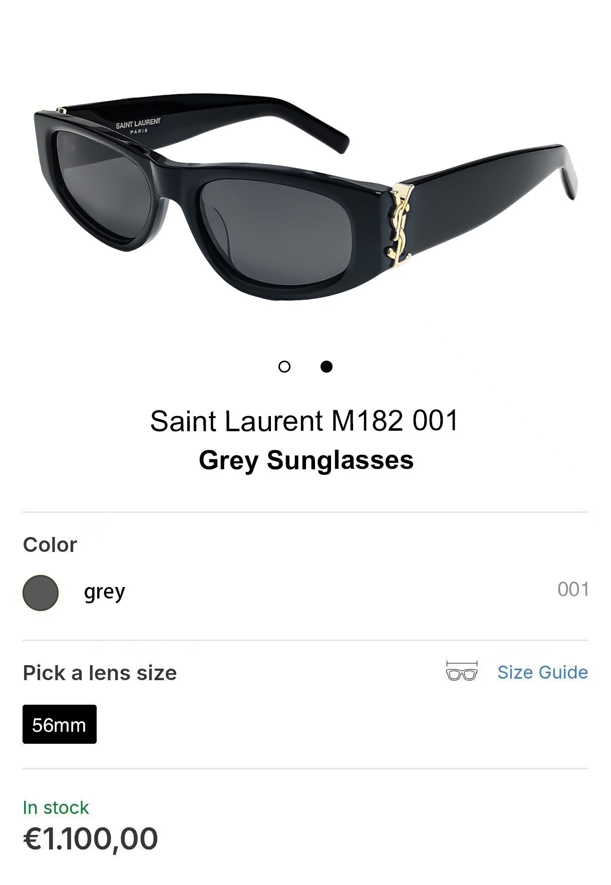 Mehrfarbige Sonnenbrille
