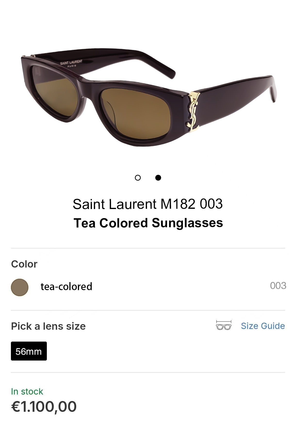 Mehrfarbige Sonnenbrille