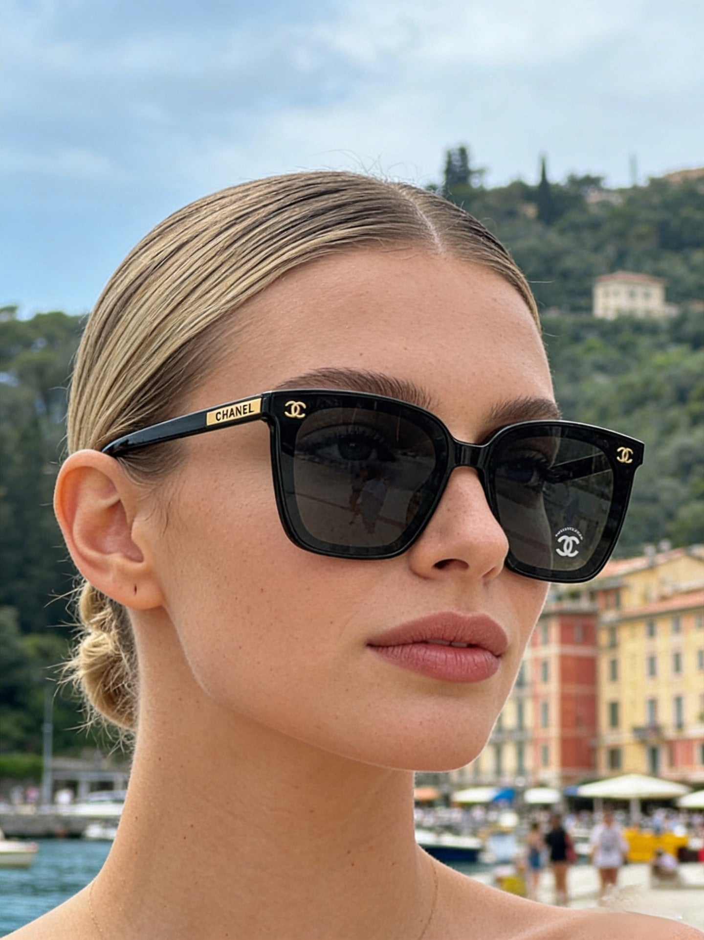 Mehrfarbige Sonnenbrille