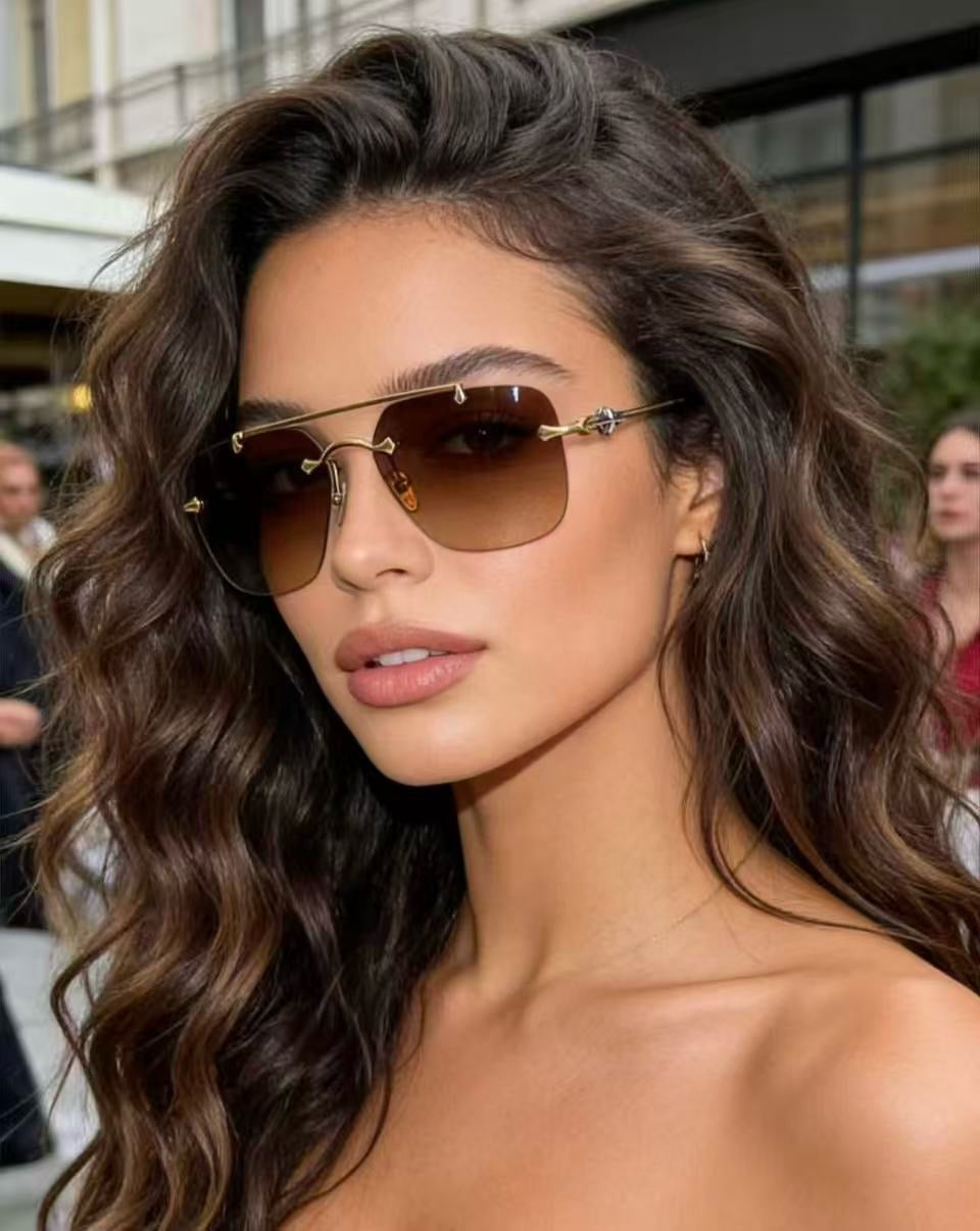 Mehrfarbige Sonnenbrille