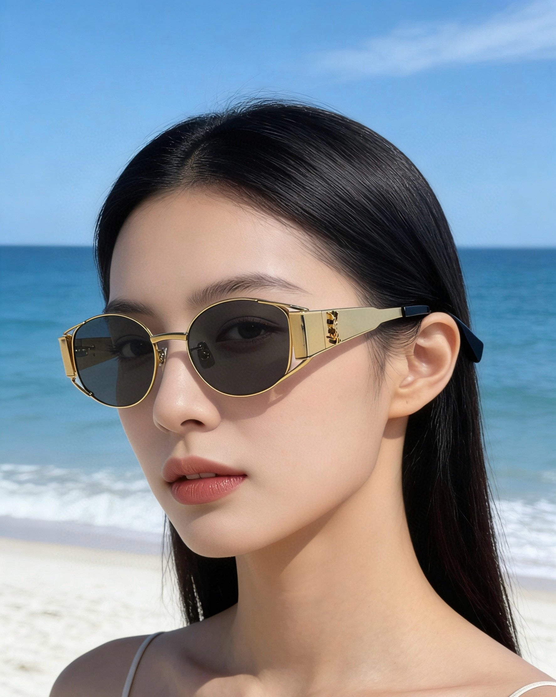 Mehrfarbige Sonnenbrille