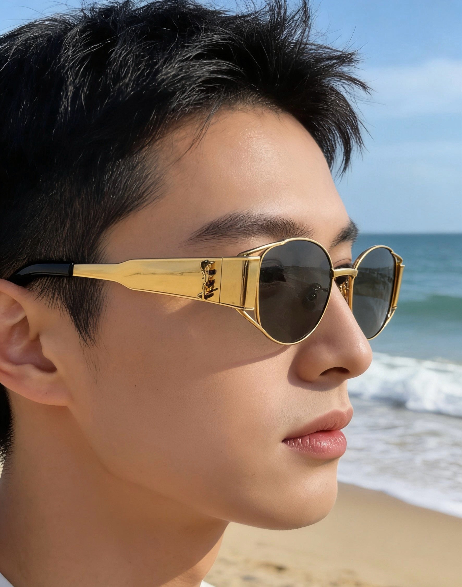 Mehrfarbige Sonnenbrille