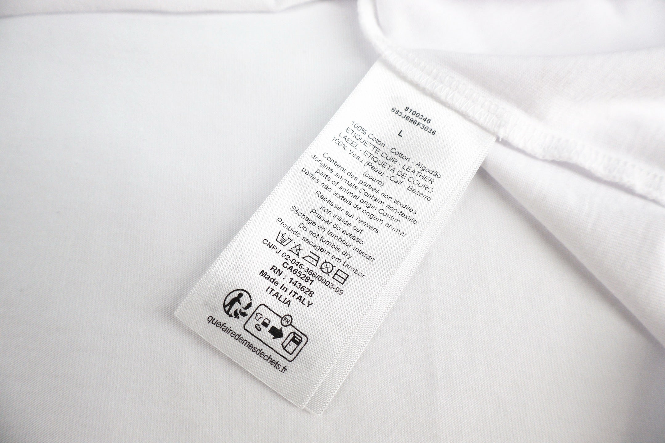 White and Brown T-shirt
