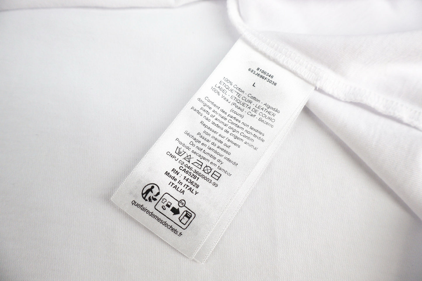 White and Brown T-shirt