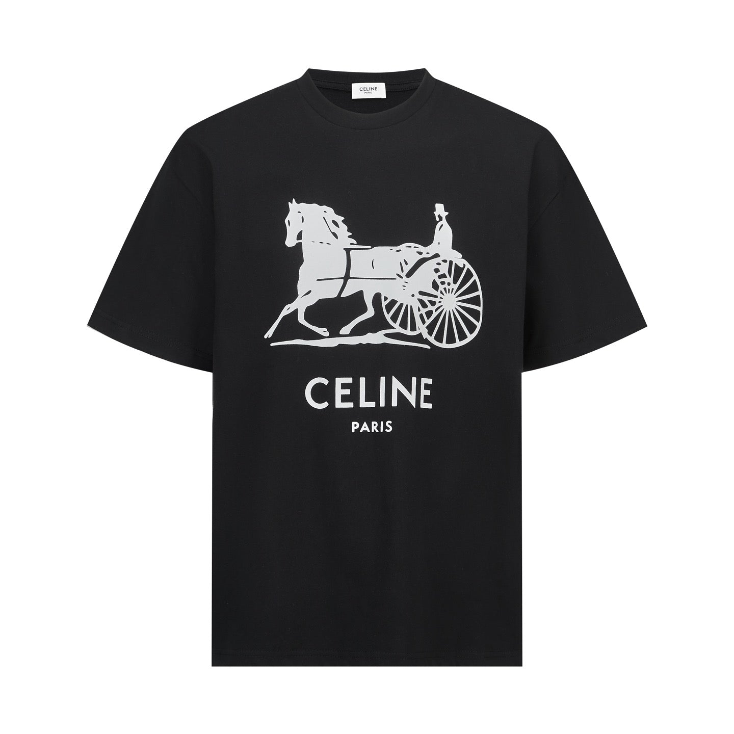 White and Black T-shirt