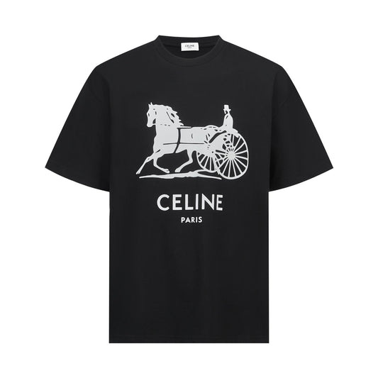White and Black T-shirt
