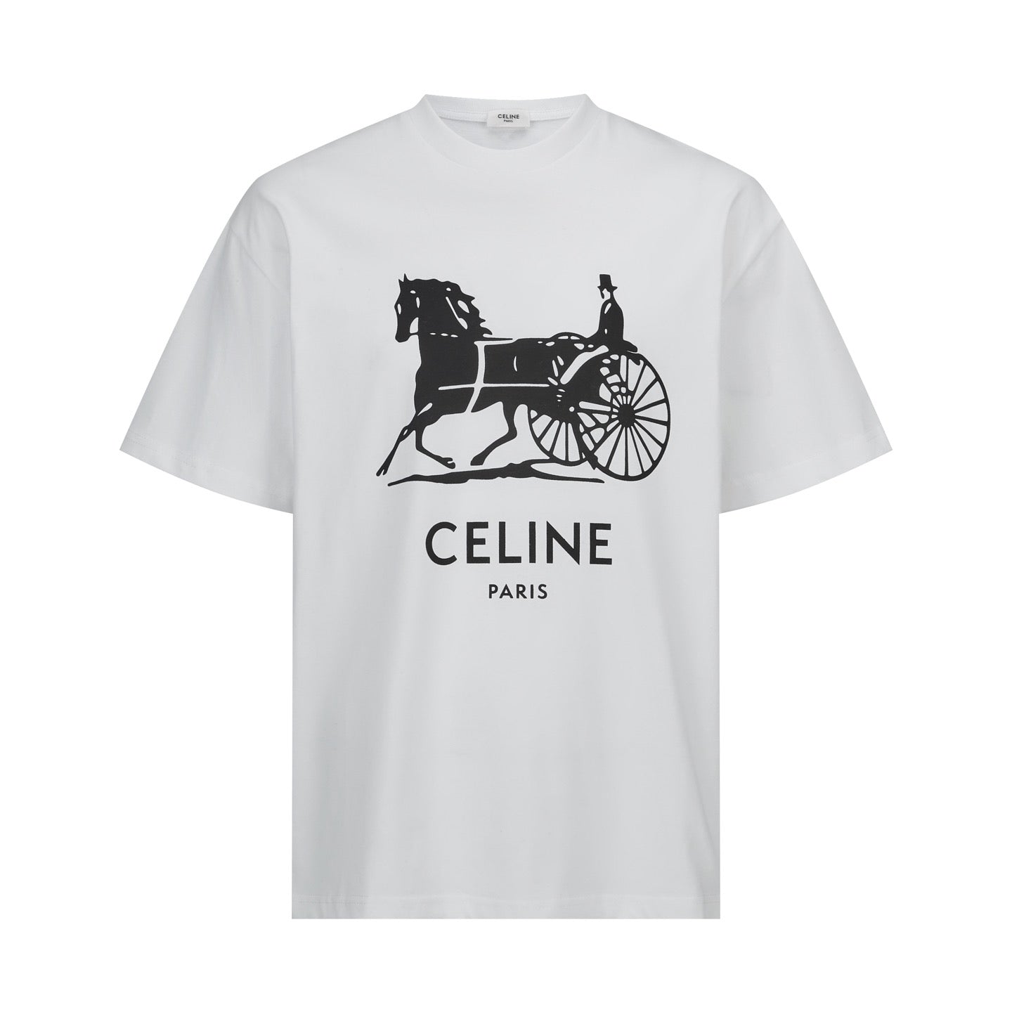White and Black T-shirt