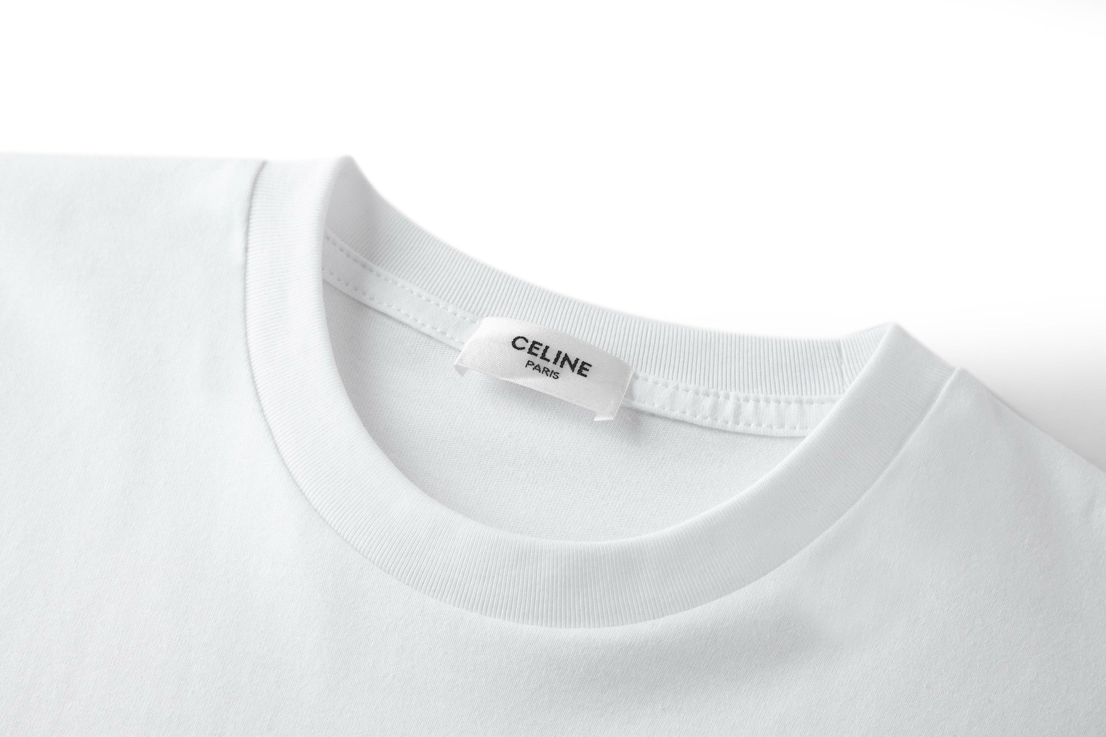 White and Black T-shirt