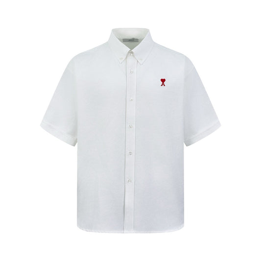Sky-blue and White T-Shirt - FashionHype.xyz