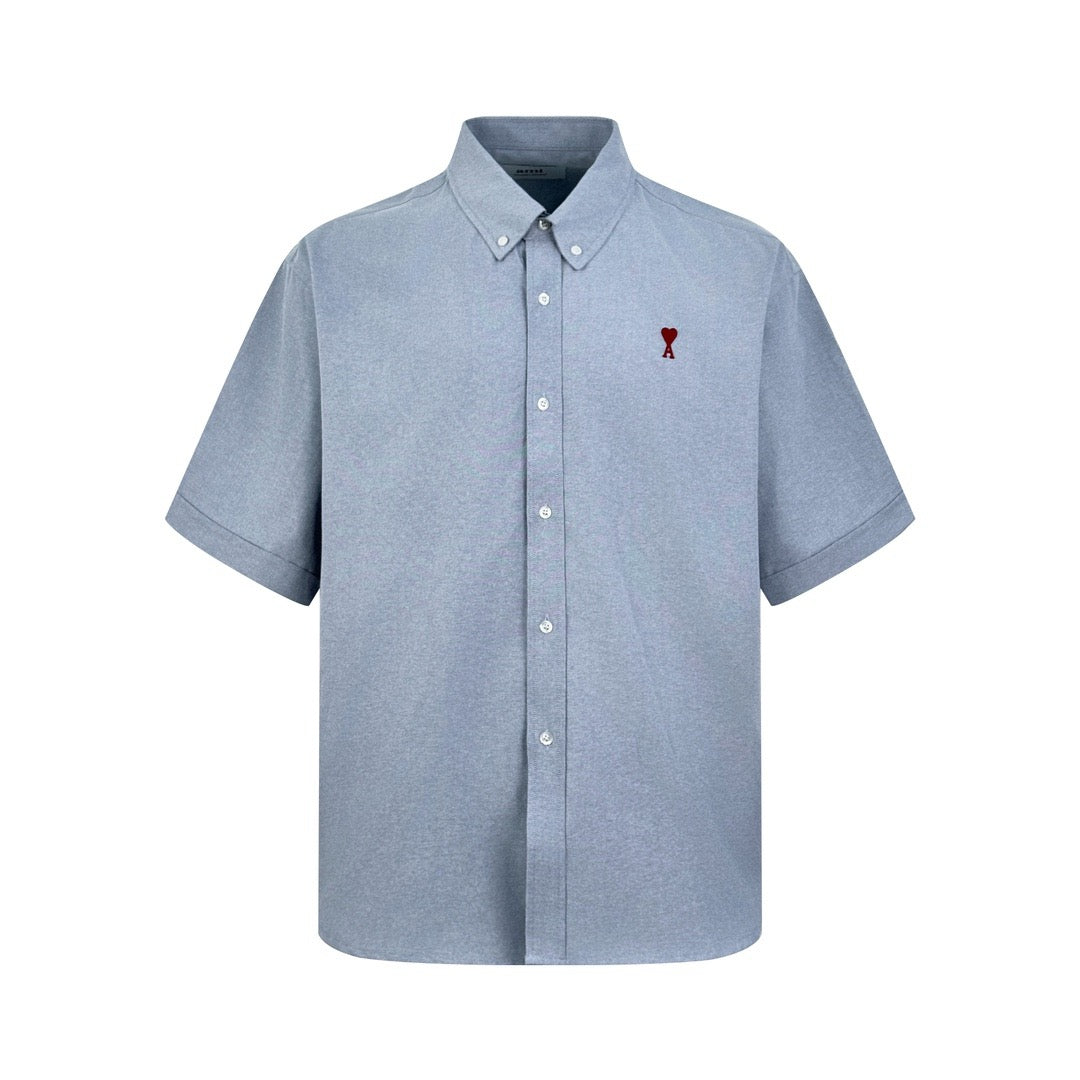Sky-blue and White T-Shirt - FashionHype.xyz