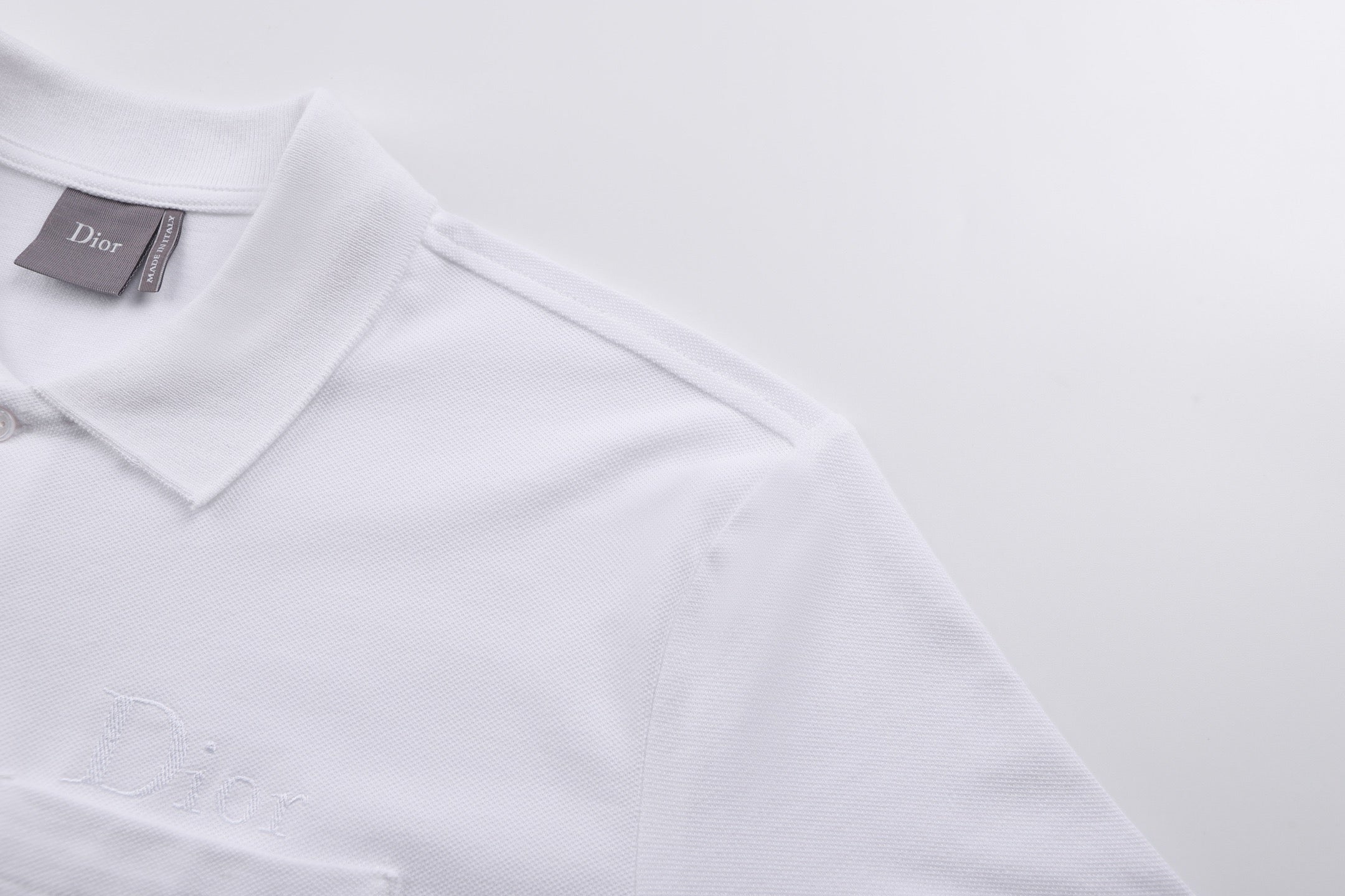 Grey and White Polo
