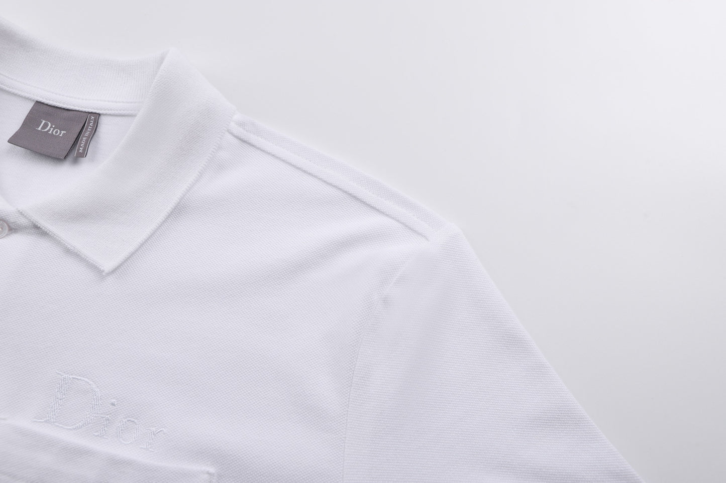Grey and White Polo