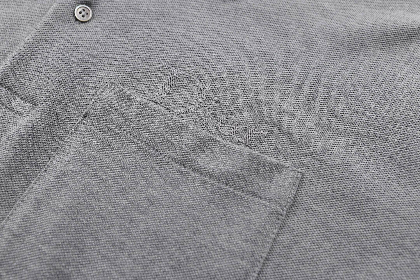 Grey and White Polo