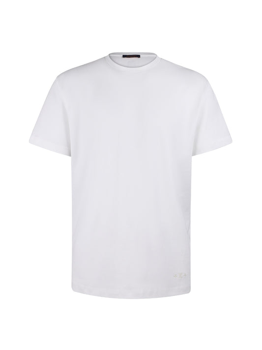 White and Black T-shirt
