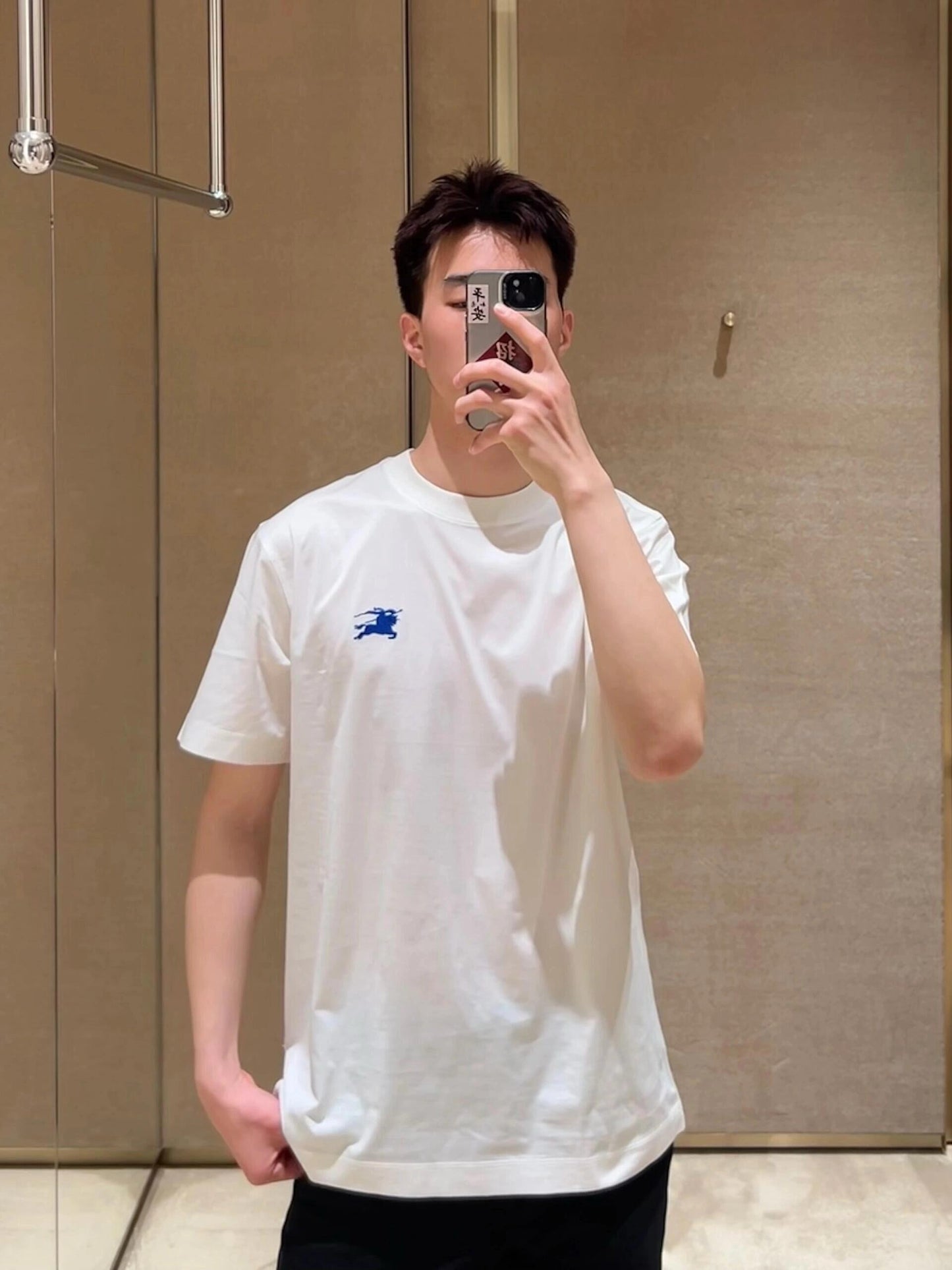 Blue and White T-shirt