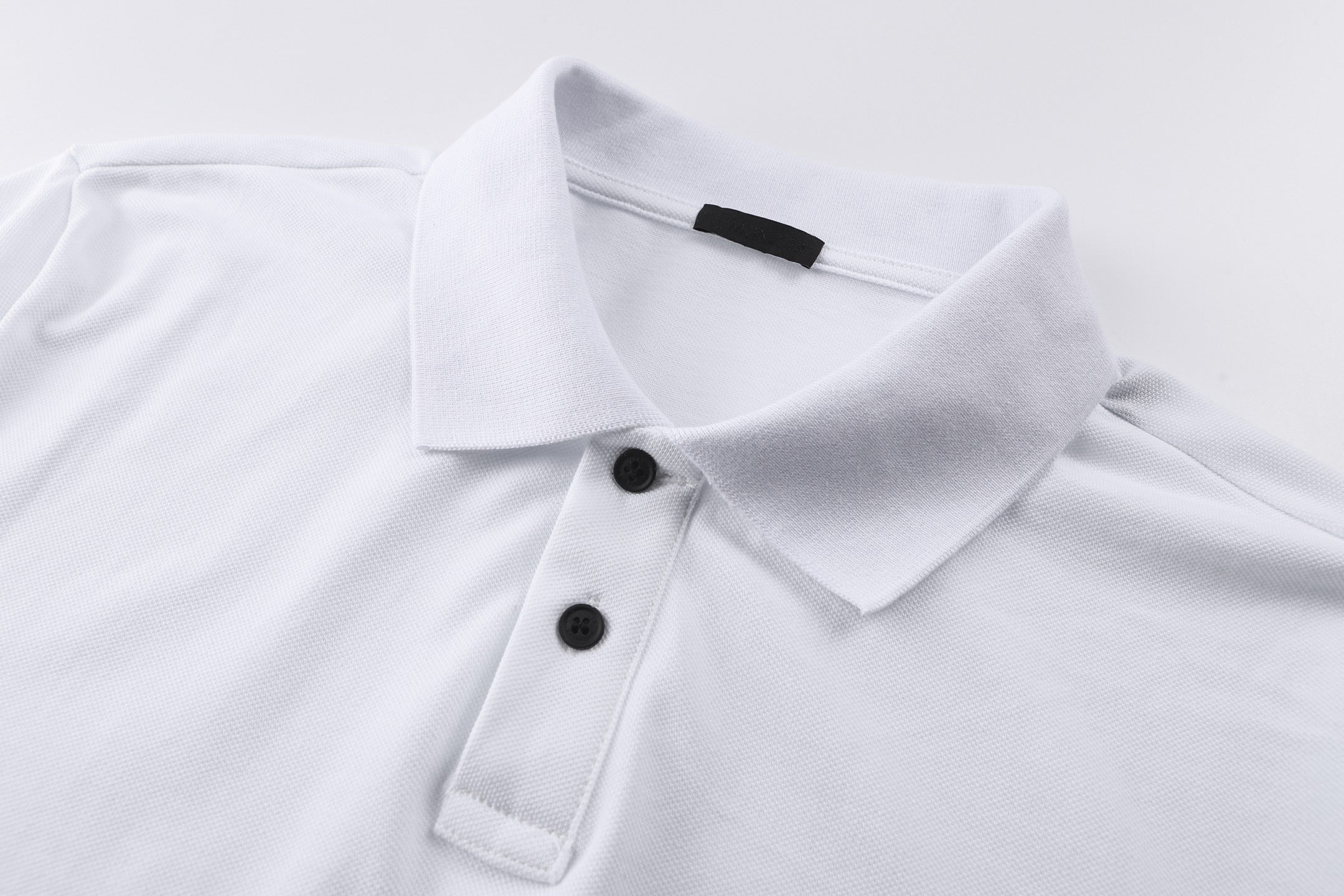 Black and White Polo - FashionHype.xyz
