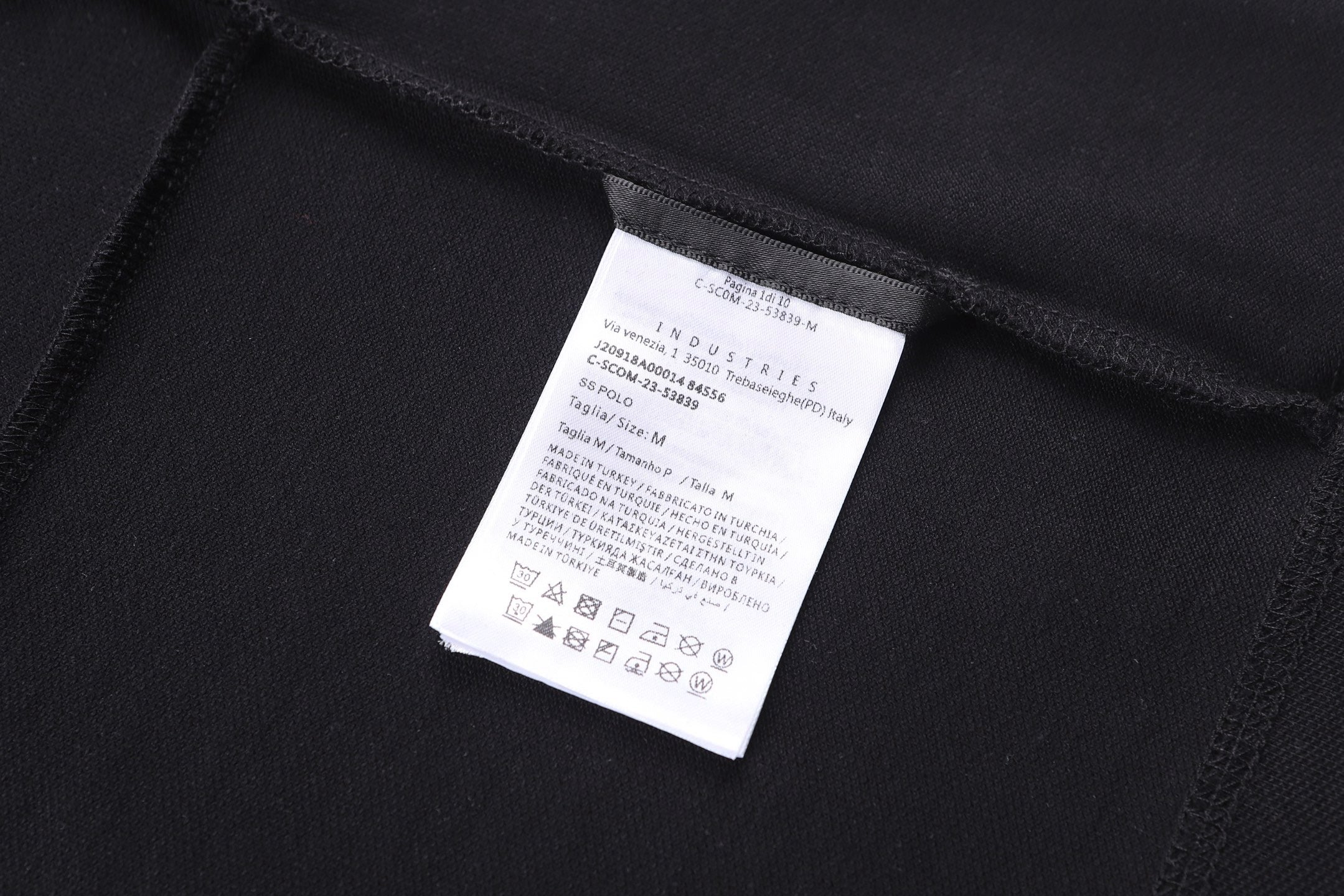 Black and White Polo - FashionHype.xyz