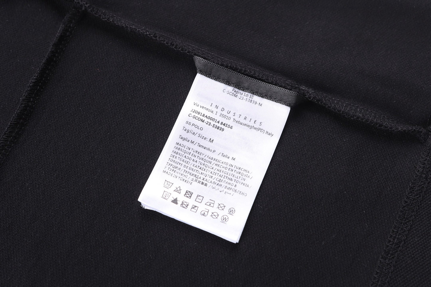 Black and White Polo - FashionHype.xyz