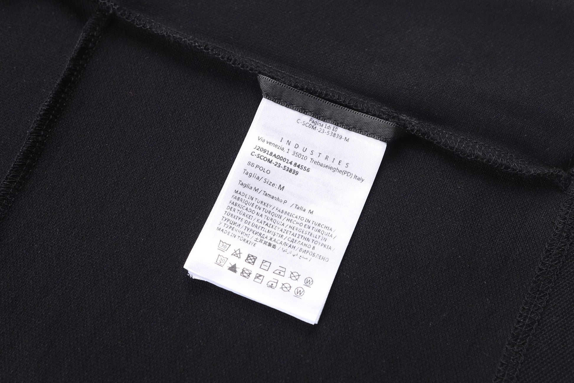 Black and White Polo - FashionHype.xyz
