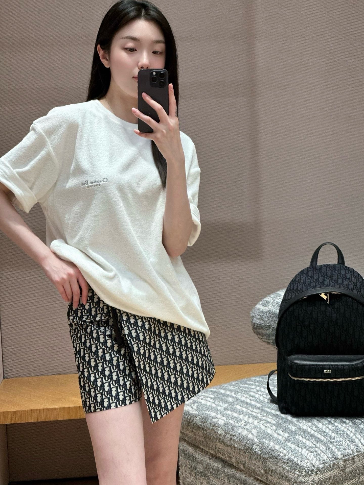 Blue and White T-shirt