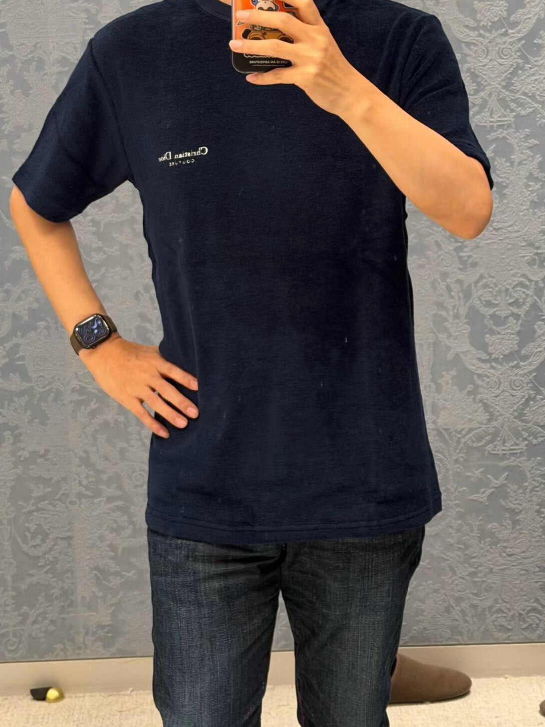 Blue and White T-shirt