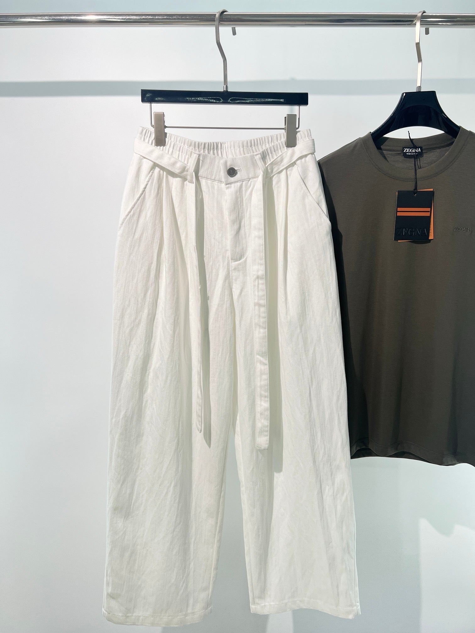 Black and White Pant