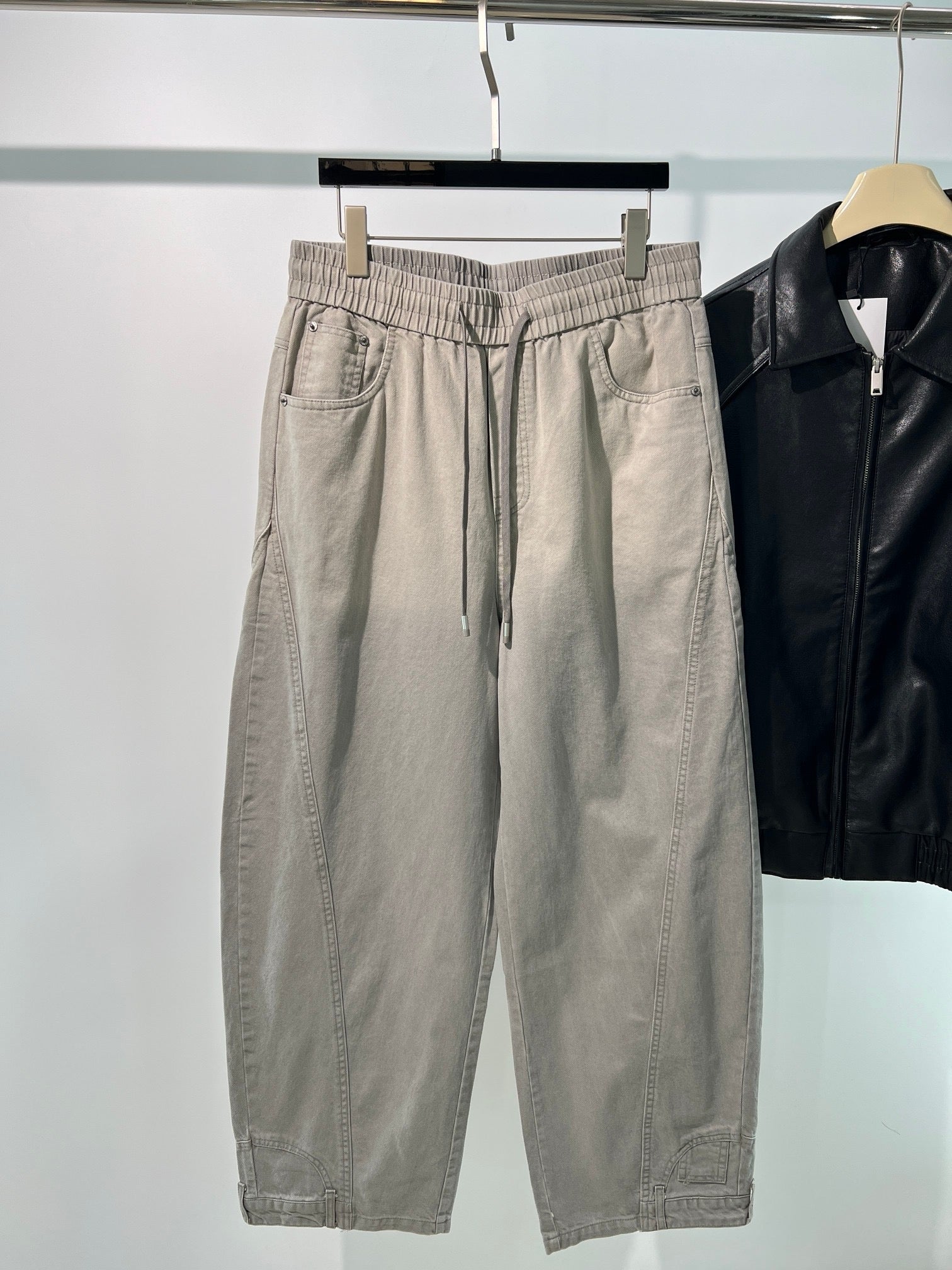 White grey Pant