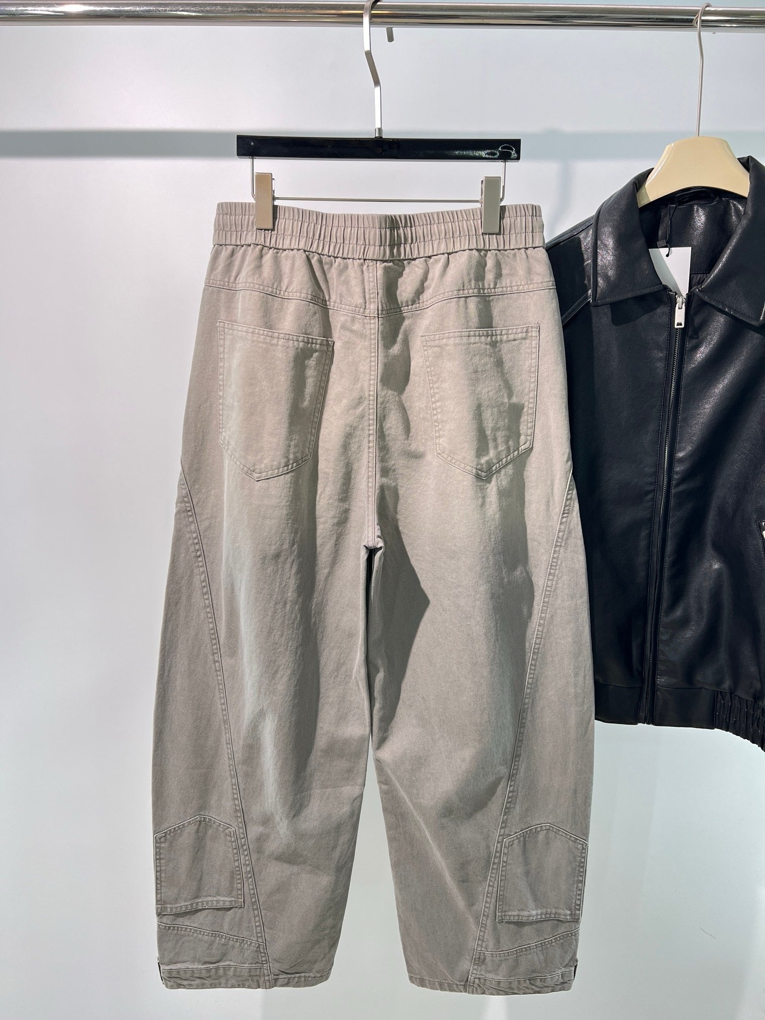 White grey Pant